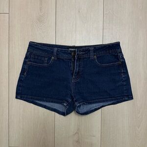 Zenana Dark Blue Jean Shorts - Size M